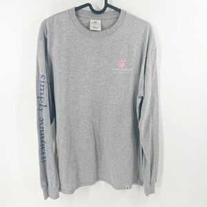 ✅ SIMPLY SOUTHERN FUR MAMA GREY LONG SLEEVE T-SHIRT SIZE MEDIUM